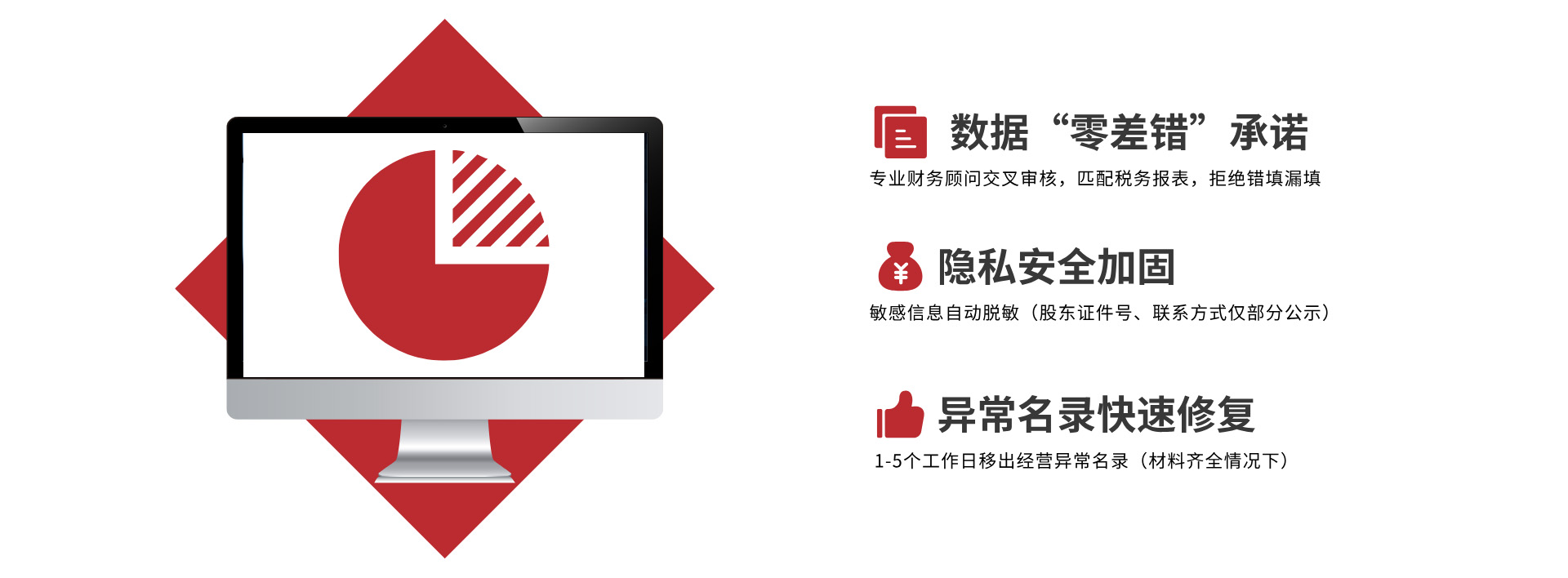 工商年报我们的优势